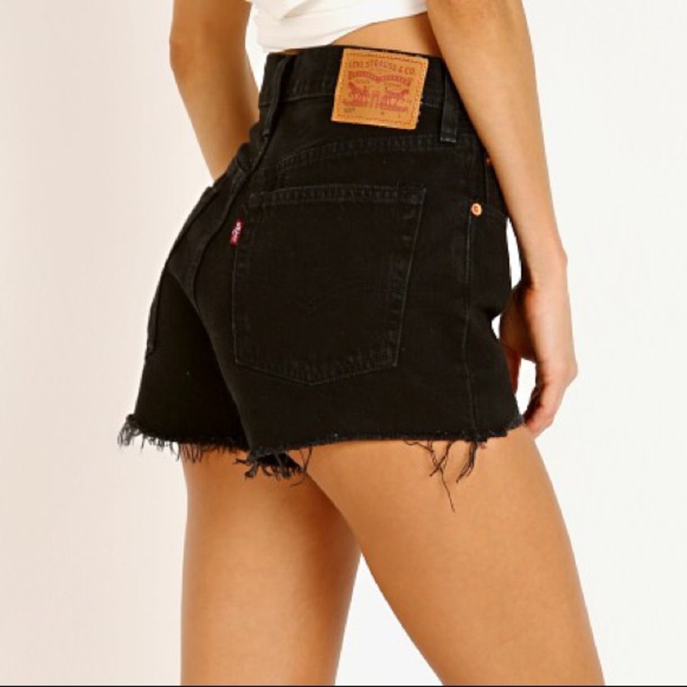Levi’s 501 High Rise Short Black WORN ONCE